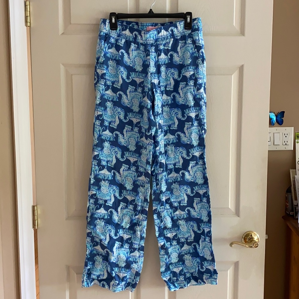 Lilly Pulitzer Florita Linen Elephant Pants